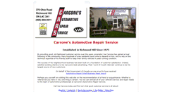 Desktop Screenshot of carconesautomotiverepairservice.com